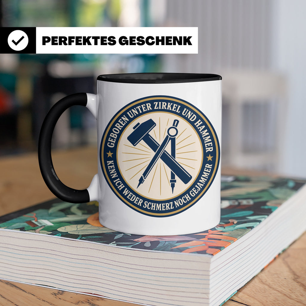 Ossi Tasse Geboren unter Zirkel und Hammer kenn ich weder Sc – Schwarz [farbe:schwarz]