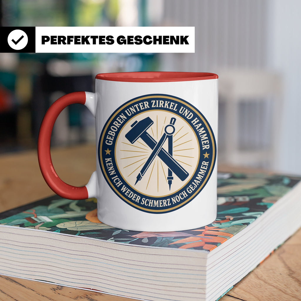 Ossi Tasse Geboren unter Zirkel und Hammer kenn ich weder Sc – Rot [farbe:rot]