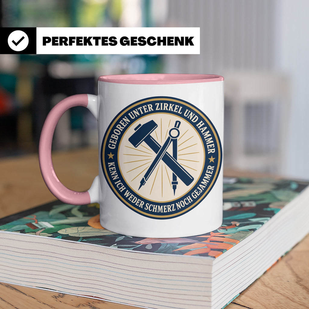 Ossi Tasse Geboren unter Zirkel und Hammer kenn ich weder Sc – Rosa [farbe:rosa]