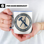 Ossi Tasse Geboren unter Zirkel und Hammer kenn ich weder Sc – Blau [farbe:blau]