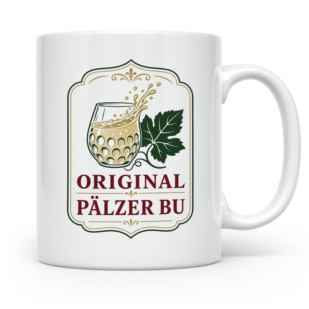 Pfalz Tasse Original Pälzer Bu - Pfälzer Dialekt Geschenk fü – Weiß [farbe:weiß]