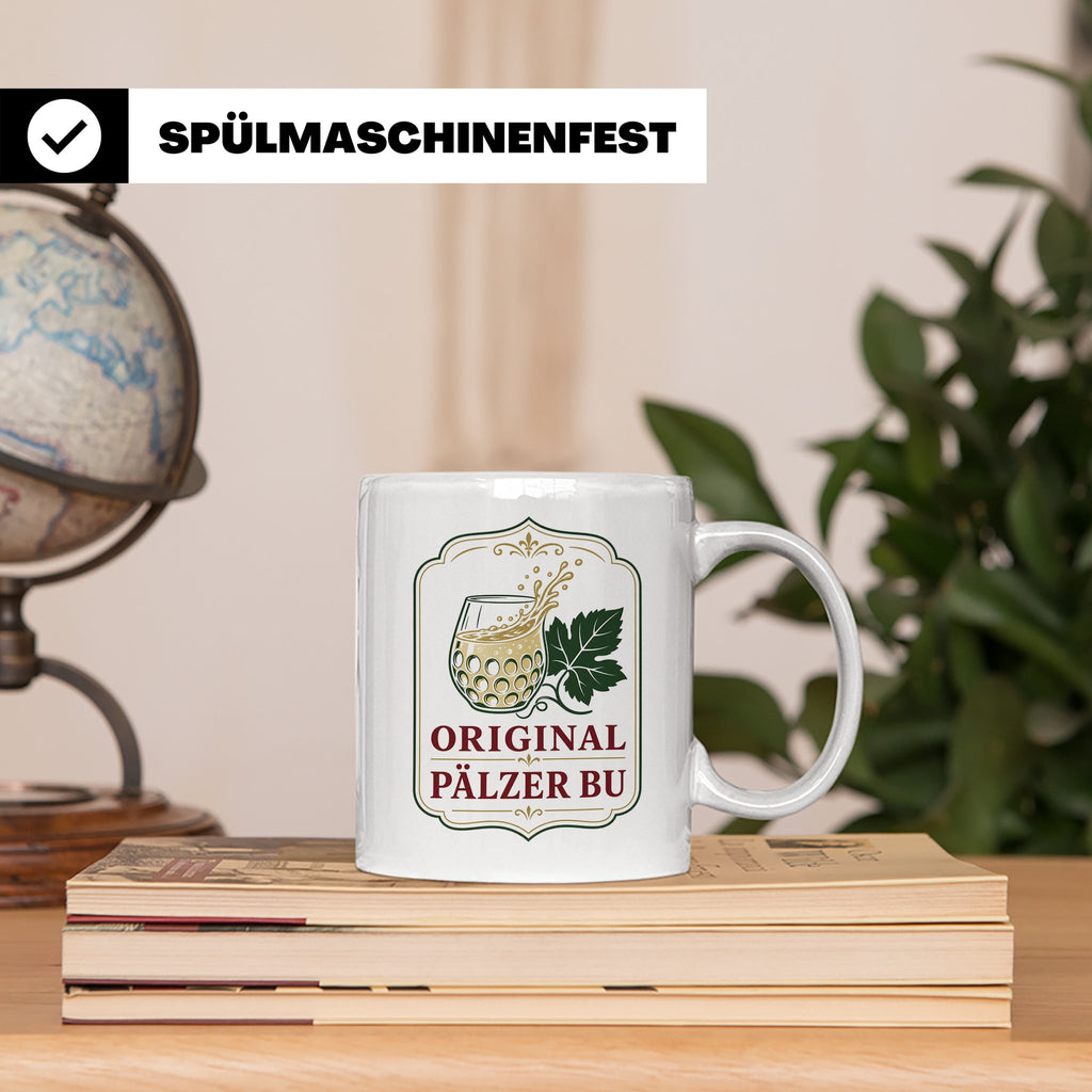 Pfalz Tasse Original Pälzer Bu - Pfälzer Dialekt Geschenk fü – Weiß [farbe:weiß]
