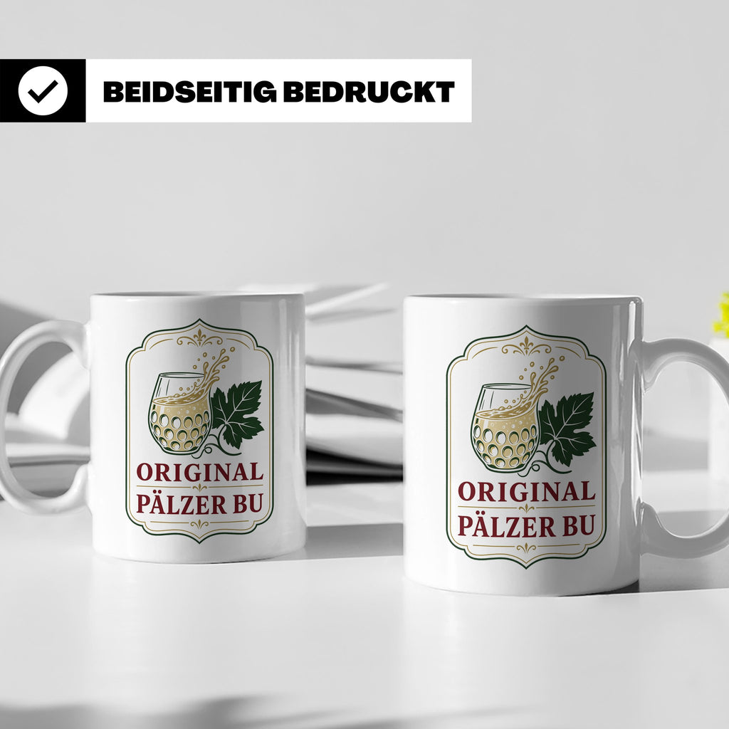 Pfalz Tasse Original Pälzer Bu - Pfälzer Dialekt Geschenk fü – Weiß [farbe:weiß]