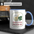 Pfalz Tasse Original Pälzer Bu - Pfälzer Dialekt Geschenk fü – Blau [farbe:blau]