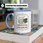 Pfalz Tasse Original Pälzer Bu - Pfälzer Dialekt Geschenk fü – Blau [farbe:blau]