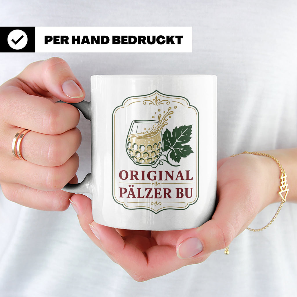 Pfalz Tasse Original Pälzer Bu - Pfälzer Dialekt Geschenk fü – Weiß [farbe:weiß]