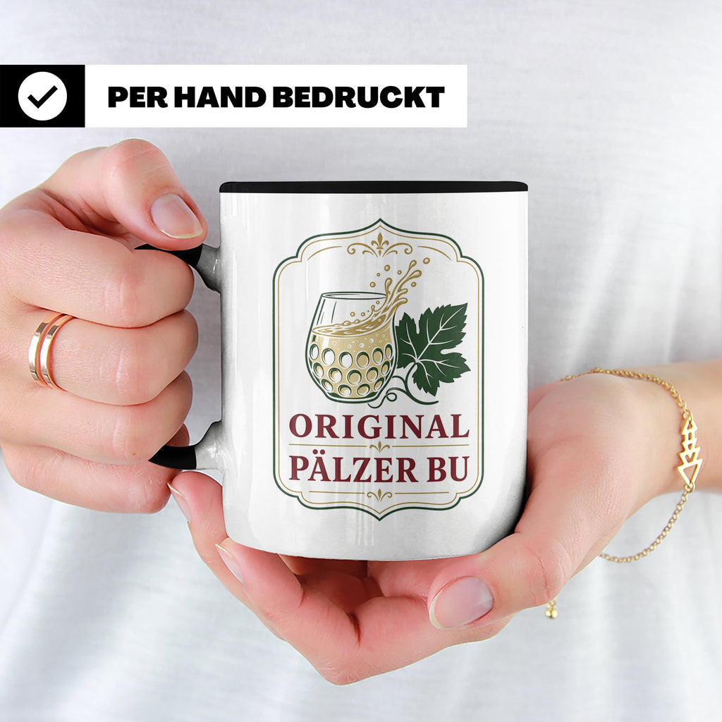 Pfalz Tasse Original Pälzer Bu - Pfälzer Dialekt Geschenk fü – Schwarz [farbe:schwarz]