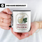 Pfalz Tasse Original Pälzer Bu - Pfälzer Dialekt Geschenk fü – Schwarz [farbe:schwarz]