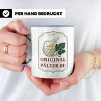 Pfalz Tasse Original Pälzer Bu - Pfälzer Dialekt Geschenk fü – Blau [farbe:blau]