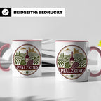 Pfalzkind Tasse - Pfalz Geschenk für Pfälzer Weinliebhaber H – Rosa [farbe:rosa]