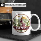 Pfalzkind Tasse - Pfalz Geschenk für Pfälzer Weinliebhaber H – Weiß [farbe:weiß]