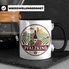 Pfalzkind Tasse - Pfalz Geschenk für Pfälzer Weinliebhaber H – Schwarz [farbe:schwarz]