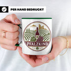 Pfalzkind Tasse - Pfalz Geschenk für Pfälzer Weinliebhaber H – Grün [farbe:grün]