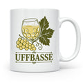 Pfalz Tasse Uffbasse - Pfälzer Dialekt Geschenk für Pfälzer  – Weiß [farbe:weiß]
