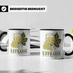 Pfalz Tasse Uffbasse - Pfälzer Dialekt Geschenk für Pfälzer  – Schwarz [farbe:schwarz]