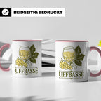 Pfalz Tasse Uffbasse - Pfälzer Dialekt Geschenk für Pfälzer  – Rosa [farbe:rosa]