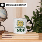 Schwäbisch Tasse B vor d frogsch Noi - Lustiges Geschenk für – Schwarz [farbe:schwarz]