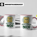 Schwäbisch Tasse B vor d frogsch Noi - Lustiges Geschenk für – Rosa [farbe:rosa]