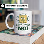Schwäbisch Tasse B vor d frogsch Noi - Lustiges Geschenk für – Weiß [farbe:weiß]