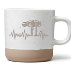 Mechaniker Herzschlag Tasse Auto Kaffeetasse Werkstatt Geschenk EKG Becher Kfz Mechatroniker Geschenke Schrauber Kaffeebecher