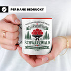 Schwarzwald Tasse Frauen aus dem Schwarzwald sind verdammt n – Rot [farbe:rot]