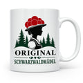 Schwarzwald Tasse Original Schwarzwaldmädel - Geschenk für F – Weiß [farbe:weiß]