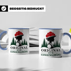 Schwarzwald Tasse Original Schwarzwaldmädel - Geschenk für F – Blau [farbe:blau]
