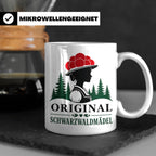 Schwarzwald Tasse Original Schwarzwaldmädel - Geschenk für F – Weiß [farbe:weiß]