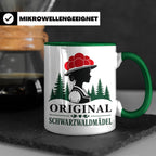 Schwarzwald Tasse Original Schwarzwaldmädel - Geschenk für F – Grün [farbe:grün]