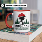 Schwarzwald Tasse Original Schwarzwaldmädel - Geschenk für F – Rot [farbe:rot]