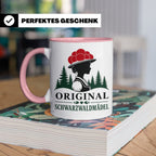 Schwarzwald Tasse Original Schwarzwaldmädel - Geschenk für F – Rosa [farbe:rosa]