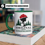 Schwarzwald Tasse Original Schwarzwaldmädel - Geschenk für F – Grün [farbe:grün]