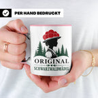 Schwarzwald Tasse Original Schwarzwaldmädel - Geschenk für F – Rosa [farbe:rosa]