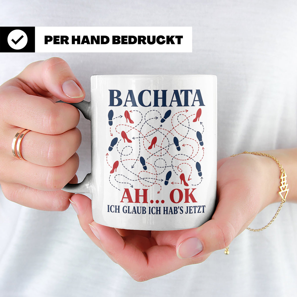 Bachata Tasse Ah ok ich glaub ich habs jetzt - Lustiges Gesc – Weiß [farbe:weiß]