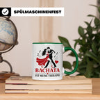 Bachata Tasse Bachata ist meine Therapie - Geschenk für Tänz – Grün [farbe:grün]