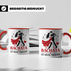 Bachata Tasse Bachata ist meine Therapie - Geschenk für Tänz – Rot [farbe:rot]