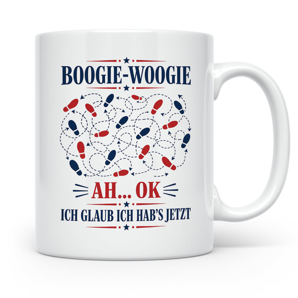 Boogie Woogie Tasse Ah ok ich glaub ich habs jetzt - Lustige – Weiß [farbe:weiß]