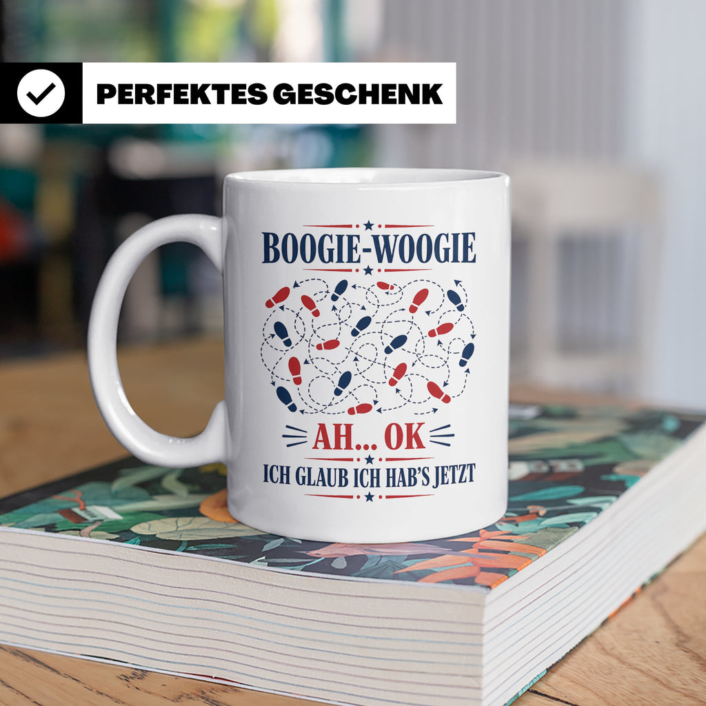Boogie Woogie Tasse Ah ok ich glaub ich habs jetzt - Lustige – Weiß [farbe:weiß]