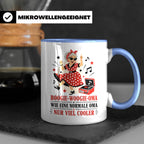 Boogie Woogie Oma Tasse Wie eine normale Oma nur viel cooler – Blau [farbe:blau]