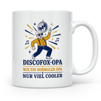 Discofox Opa Tasse Wie ein normaler Opa nur viel cooler - Ge – Weiß [farbe:weiß]