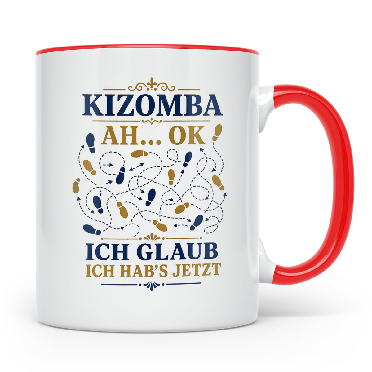 Kizomba Tasse Ah ok ich glaub ich habs jetzt - Lustiges Gesc – Rot [farbe:rot]