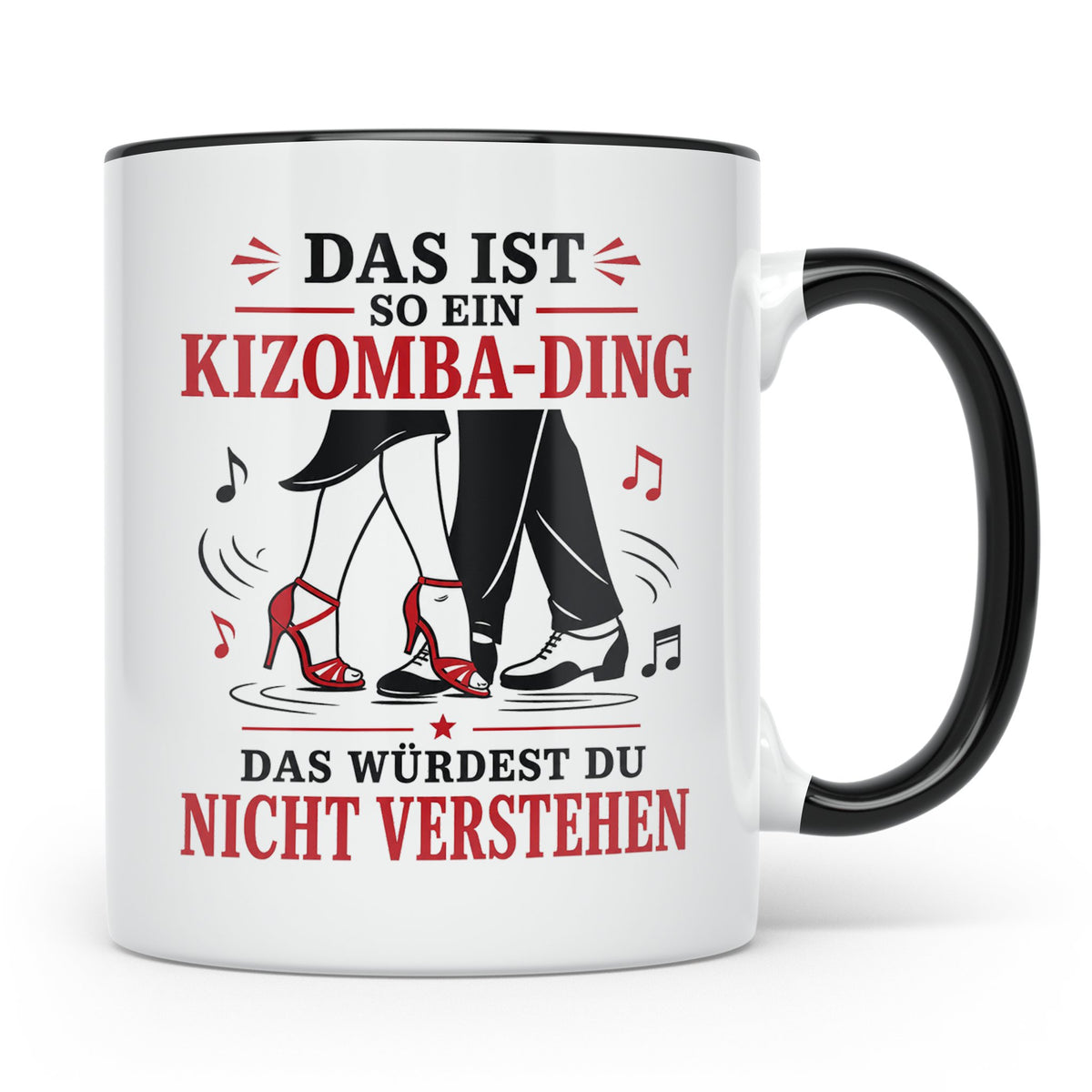Kizomba Tasse Das ist so ein Kizomba Ding das würdest du nic – Schwarz [farbe:schwarz]