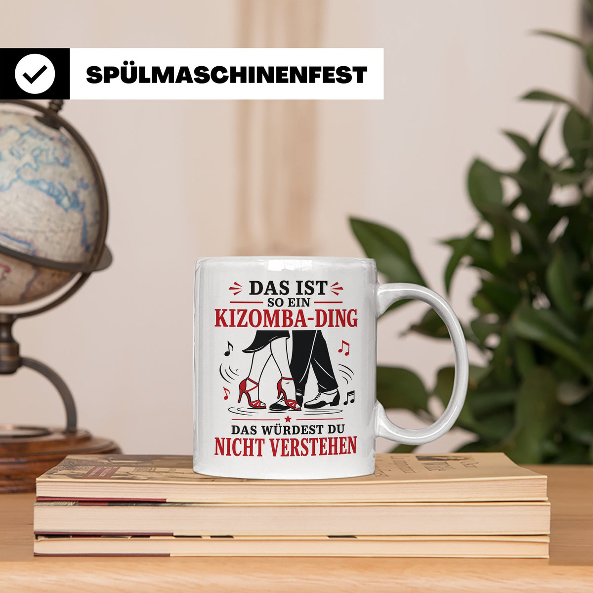 Kizomba Tasse Das ist so ein Kizomba Ding das würdest du nic – Weiß [farbe:weiß]