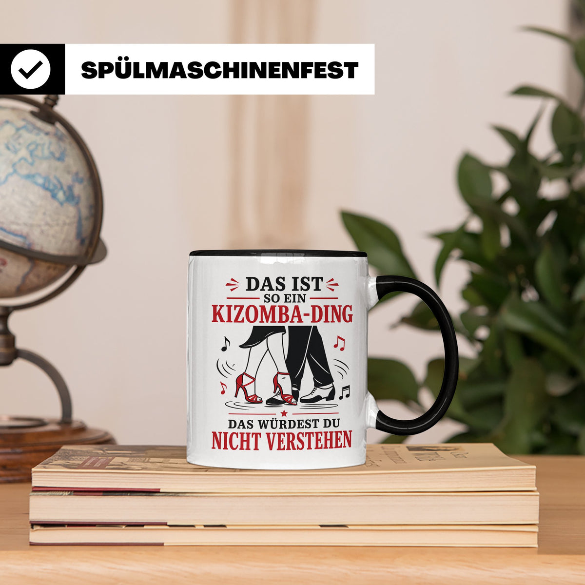 Kizomba Tasse Das ist so ein Kizomba Ding das würdest du nic – Schwarz [farbe:schwarz]