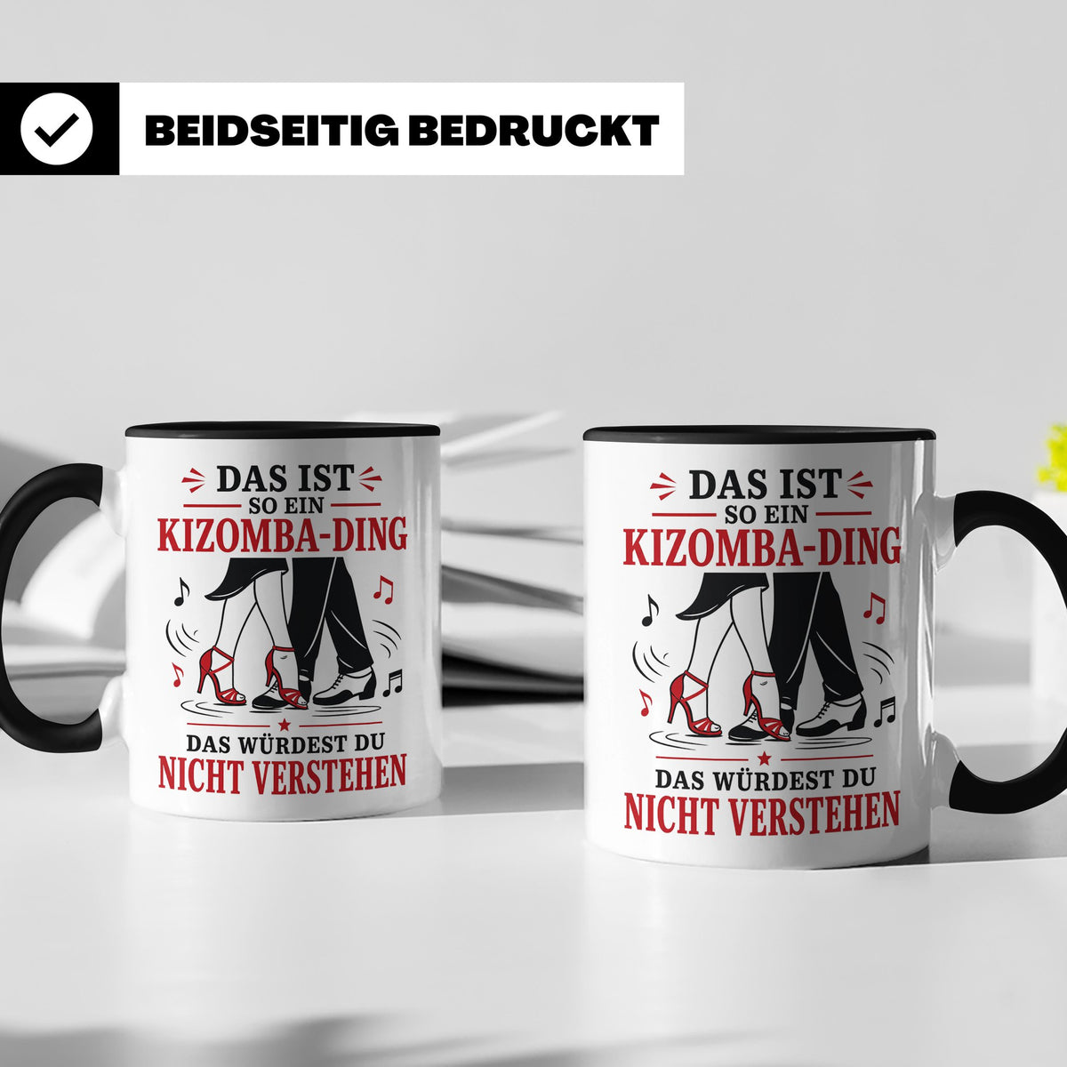 Kizomba Tasse Das ist so ein Kizomba Ding das würdest du nic – Schwarz [farbe:schwarz]