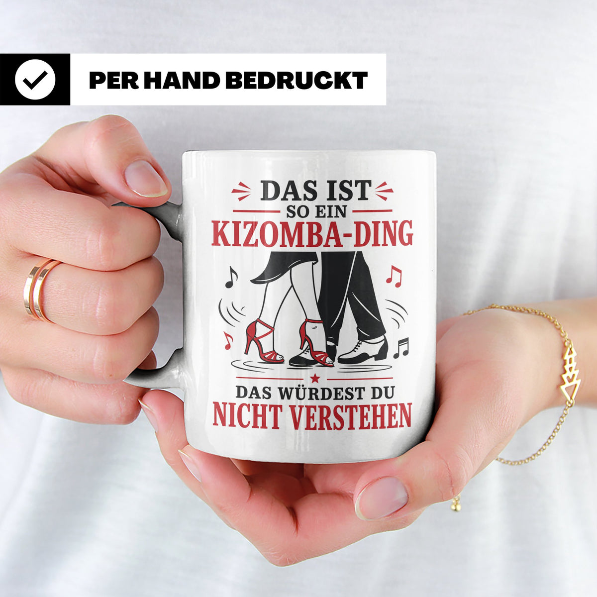 Kizomba Tasse Das ist so ein Kizomba Ding das würdest du nic – Weiß [farbe:weiß]