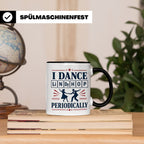 Lindy Hop Tasse I dance Lindy Hop periodically Periodensyste – Schwarz [farbe:schwarz]