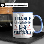 Lindy Hop Tasse I dance Lindy Hop periodically Periodensyste – Blau [farbe:blau]