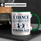 Lindy Hop Tasse I dance Lindy Hop periodically Periodensyste – Grün [farbe:grün]