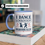 Lindy Hop Tasse I dance Lindy Hop periodically Periodensyste – Blau [farbe:blau]